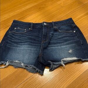Time and tru women’s high rise  Jean shorts size 10.